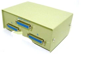 DB25 AB 2 Way 2-PORT Switch Box  1352 - Picture 1 of 2