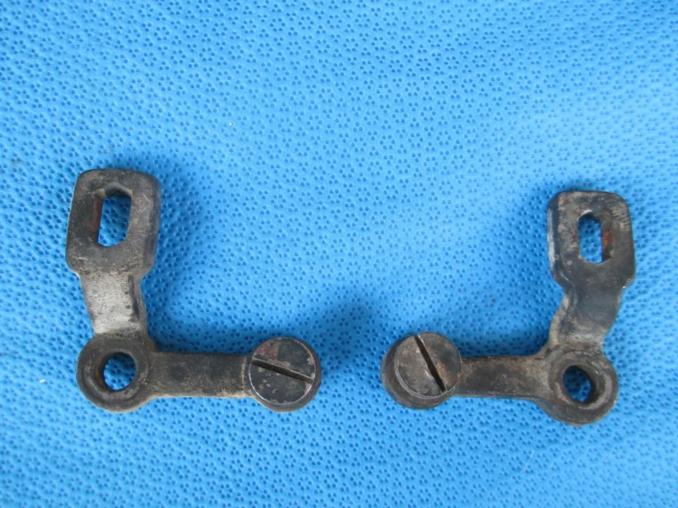 2 Vintage Safe Linkages for Combination Lock Mosler Bahmann & Co 1882 Safe CC1 - Image 1 of 4