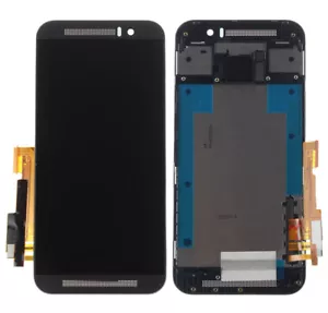 For HTC ONE M9 Full Glass LCD Display Touch Screen Digitizer Assembly with Frame - Picture 1 of 13