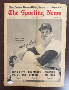1968 Sporting News Magazine Mickey Lolich Signed Autographed 5/18/68 JSA Fair - Picture 1 of 4