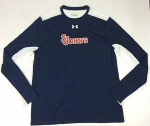 Under Armour St Johns Red Storm Trifecta Shooter LS Shirt Men's L Navy UKT640M - Picture 1 of 2