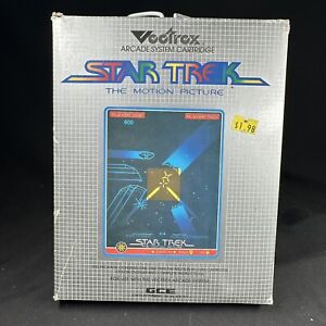1982 VECTREX Game System STAR TREK the Motion Picture Game w/ Box Complete (1)