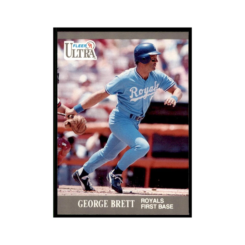 George Brett 1991 Fleer Ultra #144 Baseball Cards Baseball Card NM - Image 1 of 3