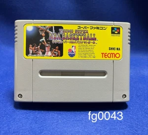 TECMO SUPER NBA BASKETBALL Super famicom Japan fg0043 - Picture 1 of 3