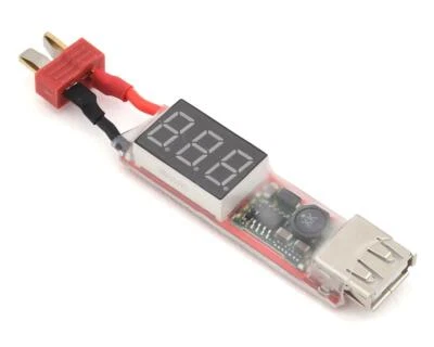 RC4WD 2S-6S USB Charging Adapter w/"T" Style Plug [RC4ZE0109] - Image 1 of 2