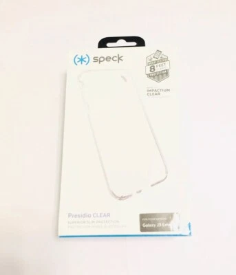 Speck Presidio Clear Case/Cover for Samsung Galaxy J3 Emerge (2017) Clear Design - Image 1 of 4