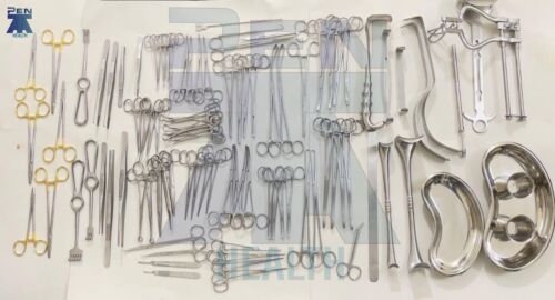 Basic Laparotomy Set 106 Pcs Surgical Instruments Surgery Medical Abdominal