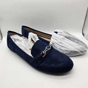 NEW J. Mark Womens Cherry Slip On Flat Shoes Blue Suede Size 10 - Picture 1 of 7