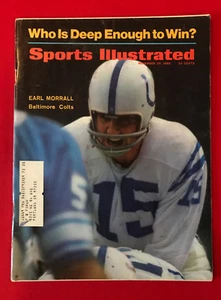 VINTAGE SPORTS ILLUSTRATED NOV 25TH 1968 EARL MORRALL BALTIMORE COLTS - Picture 1 of 3