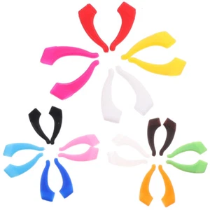 12 Pairs Glasses Antiskid Earmuffs Non-slip Ear Hook Glasses Legs Cover - Picture 1 of 12