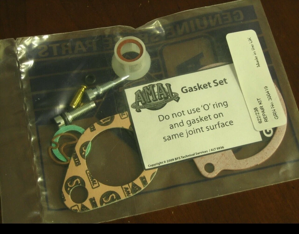 Amal Carb Rebuild Kits, BSA/Triumph/Norton *2 Kits* Dual Carbs - Image 1 of 1