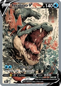 HandMade Per Order PokeTeamLegends Pokemon Card Holo Feraligatr PTL388 - Picture 1 of 1