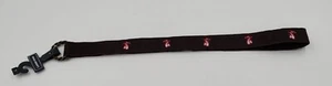 Lands End Belt Girls Brown Ribbed Embroidered Ballet Size Large New - Picture 1 of 7