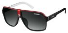 Carrera 33 Unisex Black & White Sunglasses Sports Designer Retro UV Protection