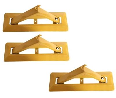 BAYLI 3 x Parkplatzsperren klappbar Parkplatzbügel Set Parkplatzsperre Absperrung Neu