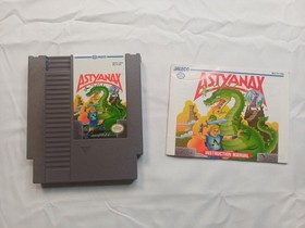 Astyanax NES Game With Manual, No Box, Tested Works