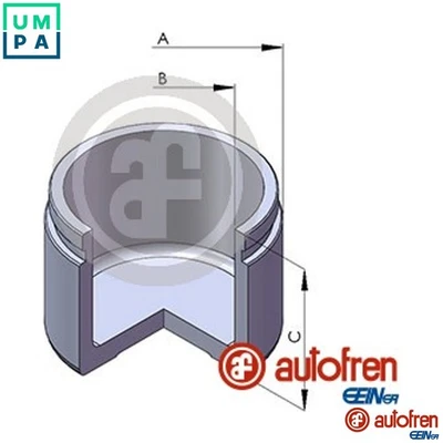 PISTON BRAKE CALIPER D025350 FOR TOYOTA 1ZZ-FE 1.8L 1CD-FTV 2.0L 3ZZ-FE 1.6L - Image 1 of 4