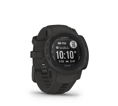 GARMIN Instinct 2S Solar Smartwatch Silikon, 112-180 mm, Schiefergrau - Bild 1 von 4