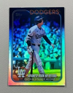 Shohei Ohtani - 2024 Topps Update - Japanese Born Hr Record #US123 - Picture 1 of 2
