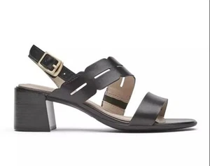 Sandalias Rockport TM Alaina Perf Cadena Mujer Negras Talla Uk 4 Nuevas - Imagen 1 de 5