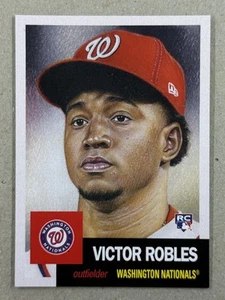 VICTOR ROBLES RC 2018 Topps Living Set #80 Washington Nationals - Picture 1 of 2