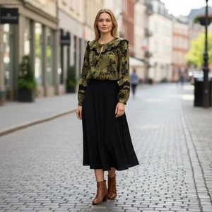 🌻Scotch & Soda Maison Scotch Dans La Nuit Langarm Bluse Gr. XL - Bild 1 von 9