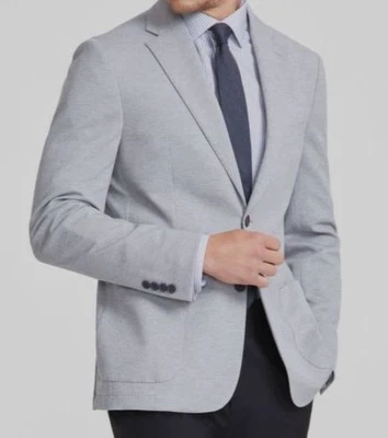 Calvin Klein Para Hombre Gris X Calce Ajustado Tejido Abrigo Deportivo Traje Chaqueta Talla 46R Foto 1 de 4