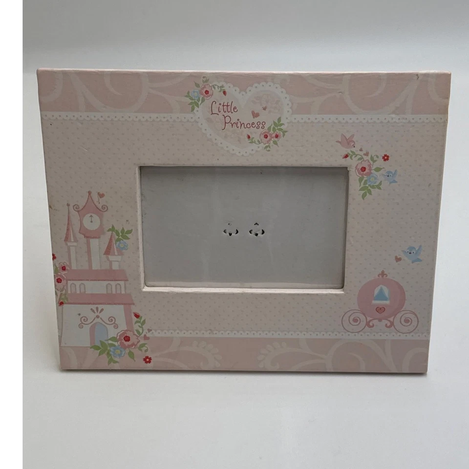 Bebé Disney · 4x6 · Escalones · Castillo Princesa Pequeña Diseño Floral Rosa Foto 1 de 4