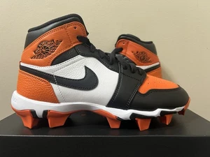 Jordan 1 Mid Youth Multisport Cleat Starfish 12C-6Y HF6883-801 Football Baseball - Picture 1 of 6