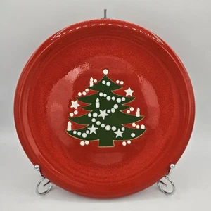WAECHTERSBACH Christmas Tree Dinner Plates Red 10” Inch Round - Picture 1 of 7