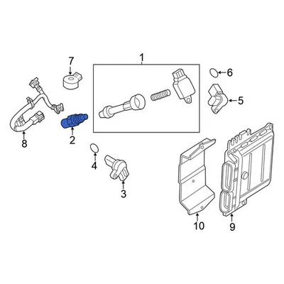 For Nissan Frontier 2007-2019 Nissan 22401ZE01B Spark Plug Foto 1 de 4