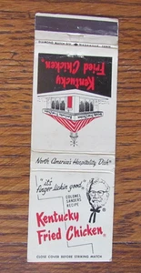 KENTUCKY FRIED CHICKEN MATCHBOOK COVER: GRAND RAPIDS, MICHIGAN MATCHCOVER -A18 - Picture 1 of 2