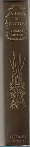 "A Day of Battle" by Vincent Sheean (1938) - Collectible Hardcover - Imagen 1 de 4