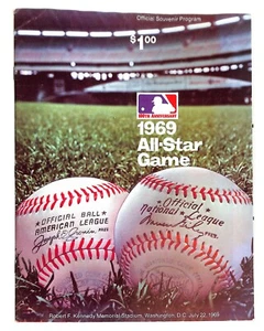 1969 MLB All-star Game Program Unscored Near Mint - Picture 1 of 4