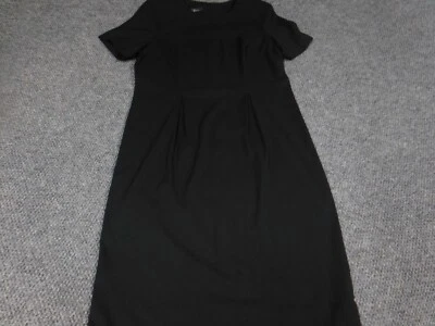 Vestido AGB Mujer 10 Negro Jersey Línea A Cremallera Midi Foto 1 de 4