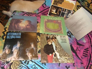 Lot 6 LP Album COVER ONLY Rolling Stones Moody Blues Crafts Wall Art Decoration - Bild 1 von 9