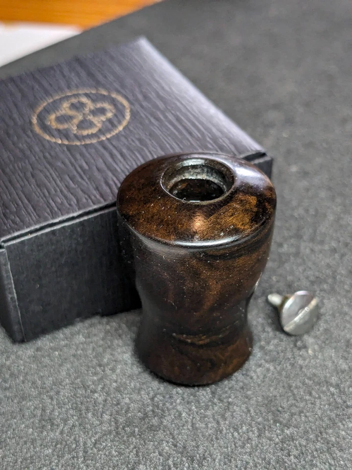 Ziricote wood Fishing reel knob for Shimano Stella - Pomello mulinello pesca - Immagine 1 di 4