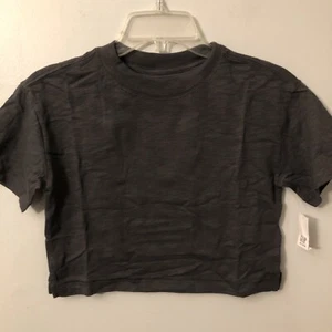 The Gap Teen Girls Boxy Cotton T Shirt Size Medium 8 Soft Black - Picture 1 of 4