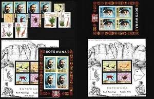 Botswana Year Set 1975 MNH Selection with Blocks aVF/XF C049 - Picture 1 of 8
