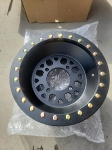 Muscle Race Wheel Gunner Beadlock Utv 15x7 inch 4x156 lug Polaris lug 3+4 offset - Picture 1 of 11