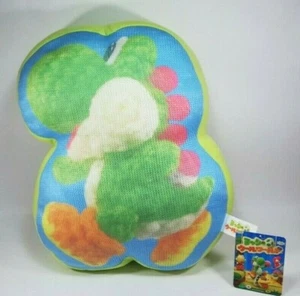 Yoshi's Woolly World Cushion / Pillow Plush BLUE Japan WiiU 2015 - Picture 1 of 4