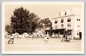 1910er North Conway, NH - Eastern Slope Inn - Tennisplätze, Hotel UNP Postkarte - Bild 1 von 4