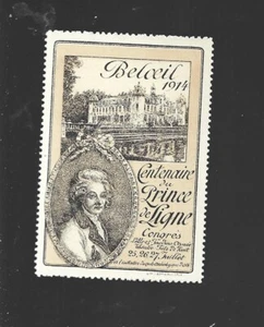 Beloiel, Belgium  1914 Centenary of Prince Line poster  stamp - Picture 1 of 1