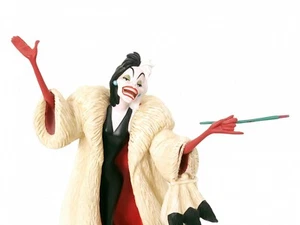 DISNEY WDCC 1995 ANIMATORS' CHOICE MEMBERS ONLY SKULPTUR CRUELLA - & SCHILD - Bild 1 von 9