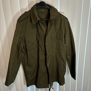 Vintage Military Czech Czechoslovakia Army Uniform Coat Jacket Sz XL Zip Button - Picture 1 of 15