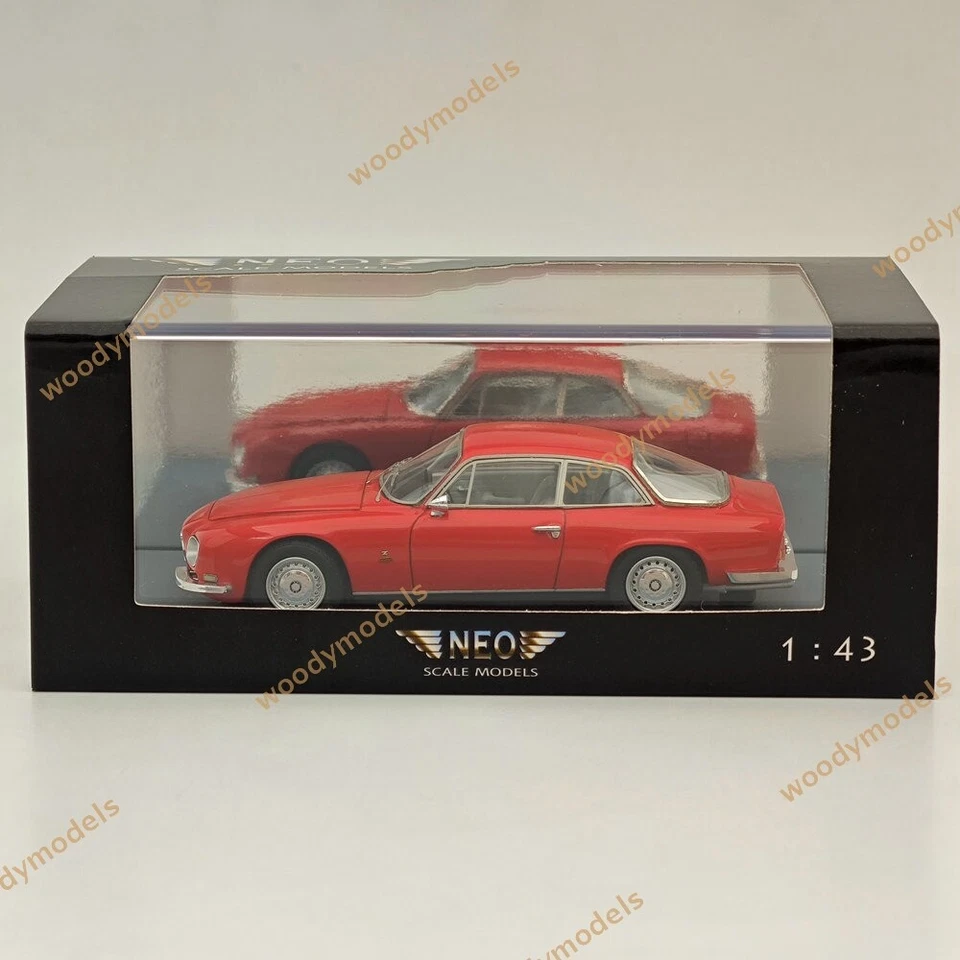 NEO SCALE MODELS 1/43 Alfa Romeo 2600 SZ 1967 Red Resin Car Limited Collection - Image 1 of 4
