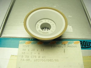 Mola diamantata Tyrolit 12V9 50 x 20 x 13 (D20 C75 B61) NUOVA - Foto 1 di 2