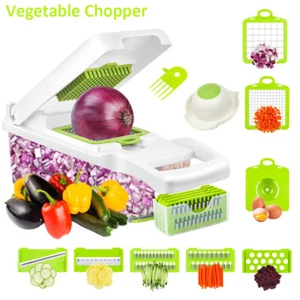 W 15 in 1 Multifunctional Vegetable Chopper Handle Food Grate Food Chopper Vege - Picture 1 of 9