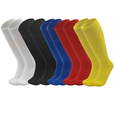 Knee High Long Soccer Socks Men Women Athletic Sports Football Baseball Softball - Image 1 of 4
