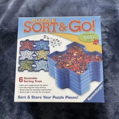 Ravensburger - Puzzle Sort & Go - 6 bandejas de classificação empilháveis novas e seladas - Imagem 1 de 4